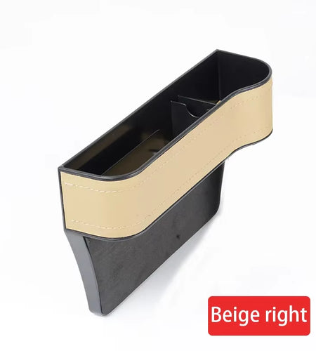 LuxPocket™ Leather Car Seat Gap Organizer – Declutter Your Drive in Style